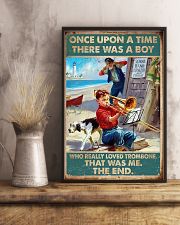 Trombone There was a boy who really loved trombone 11x17 Poster lifestyle-poster-3