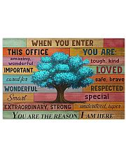 Social Worker When You Enter This Office 17x11 Poster front