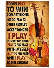 Cello - I don't play to win 11x17 Poster front
