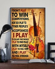 Cello - I don't play to win 11x17 Poster lifestyle-poster-2