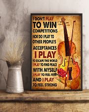 Cello - I don't play to win 11x17 Poster lifestyle-poster-3