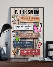 In This Salon Hairdresser 11x17 Poster lifestyle-poster-2
