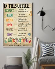 Social Worker In This Office We Work Together 11x17 Poster lifestyle-poster-1