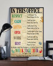 Social Worker In This Office We Work Together 11x17 Poster lifestyle-poster-2