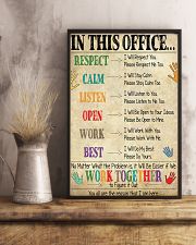 Social Worker In This Office We Work Together 11x17 Poster lifestyle-poster-3