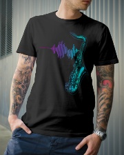 Saxophone Heartbeat Classic T-Shirt lifestyle-mens-crewneck-front-6