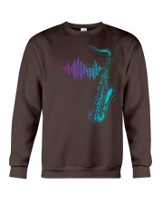 Saxophone Heartbeat Crewneck Sweatshirt thumbnail