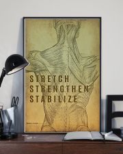 Physical Therapy Stretch Strengthen Stabilize 11x17 Poster lifestyle-poster-2