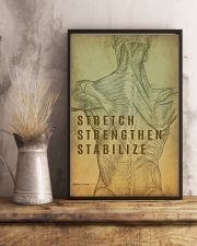 Physical Therapy Stretch Strengthen Stabilize 11x17 Poster lifestyle-poster-3
