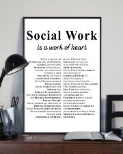 Social Work Is A Work Of Heart 11x17 Poster lifestyle-poster-2