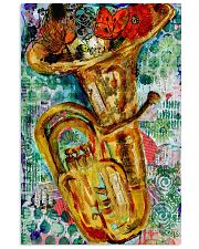 Tubist Tuba Water Colors 11x17 Poster front