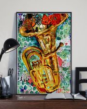 Tubist Tuba Water Colors 11x17 Poster lifestyle-poster-2