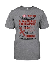 Massage Therapist Does All Things Classic T-Shirt tile