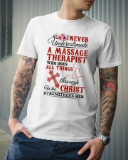 Massage Therapist Does All Things Classic T-Shirt lifestyle-mens-crewneck-front-6