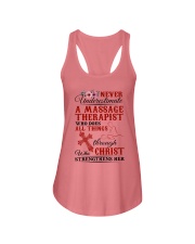 Massage Therapist Does All Things Ladies Flowy Tank tile