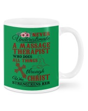 Massage Therapist Does All Things Mugs tile