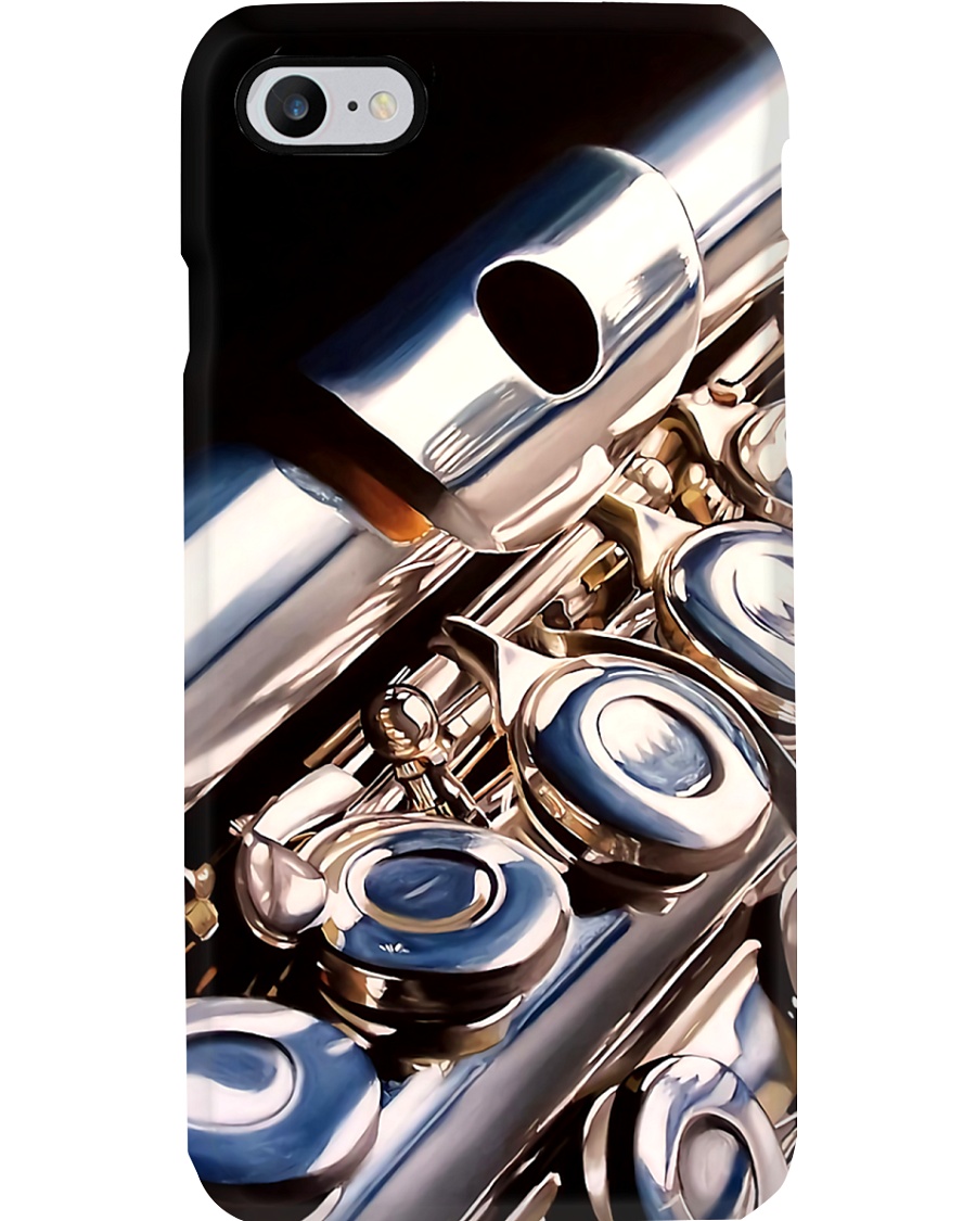 Silver Flute Phone Case