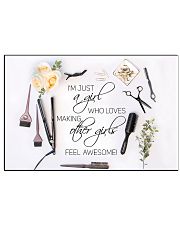 Hairstylist loves making other girls feel awesome 17x11 Poster front