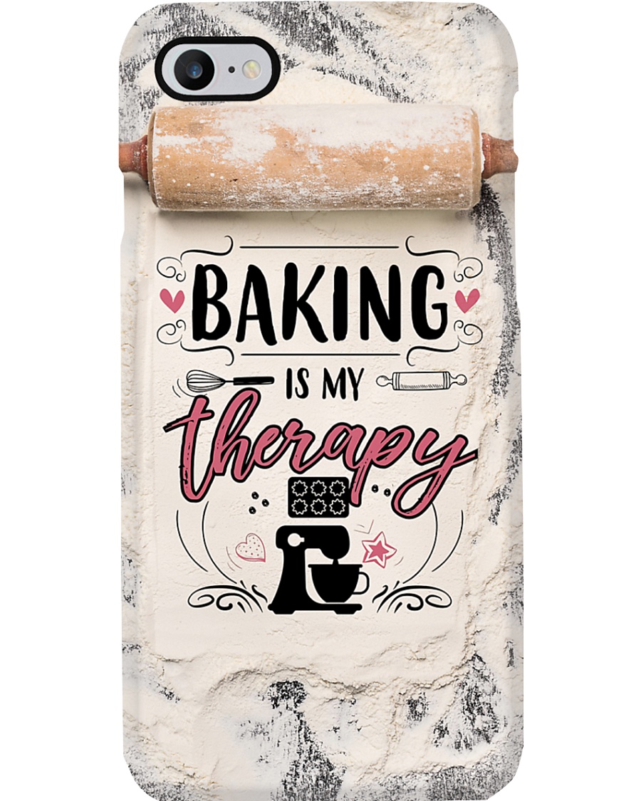 Baker Baking Is My Therapy Phone Case