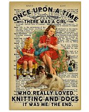 Knitting And Crochet - Love Knitting And Dogs 11x17 Poster front