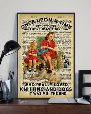 Knitting And Crochet - Love Knitting And Dogs 11x17 Poster lifestyle-poster-2