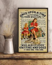 Knitting And Crochet - Love Knitting And Dogs 11x17 Poster lifestyle-poster-3