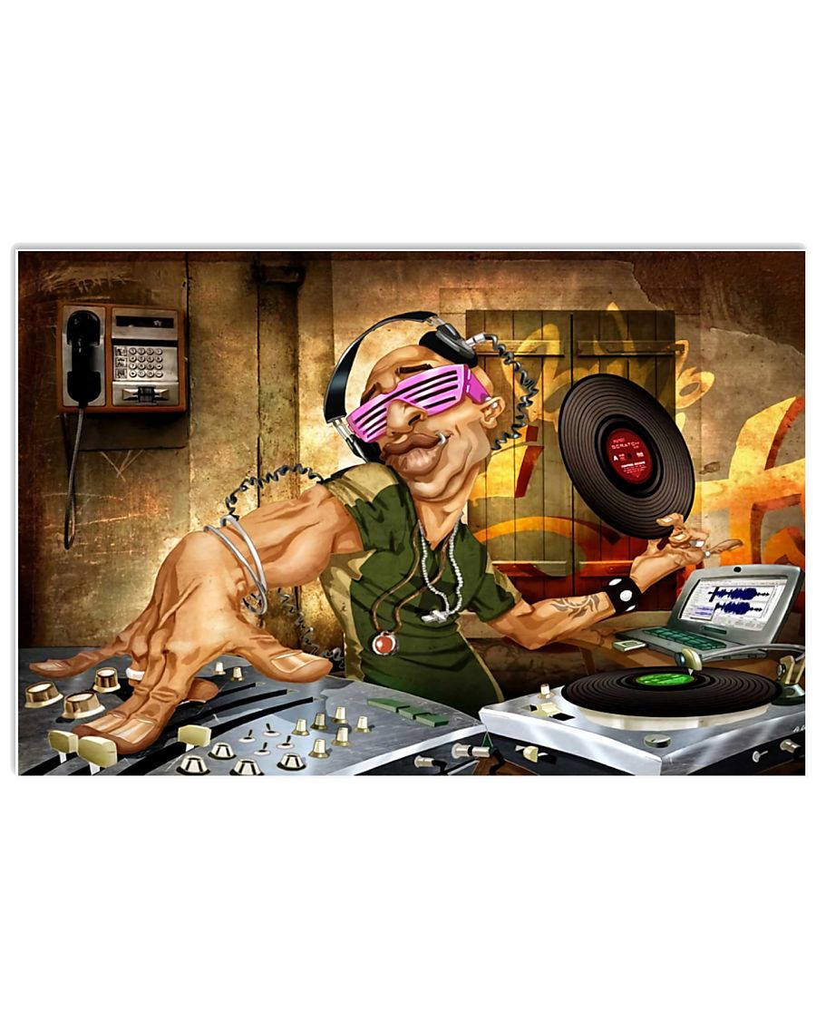 DJ Vintage 17x11 Poster