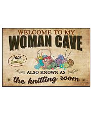 Crochet and Knitting Welcome To My Woman Cave 24x16 Poster front