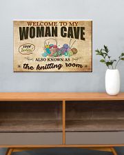 Crochet and Knitting Welcome To My Woman Cave 24x16 Poster poster-landscape-24x16-lifestyle-25