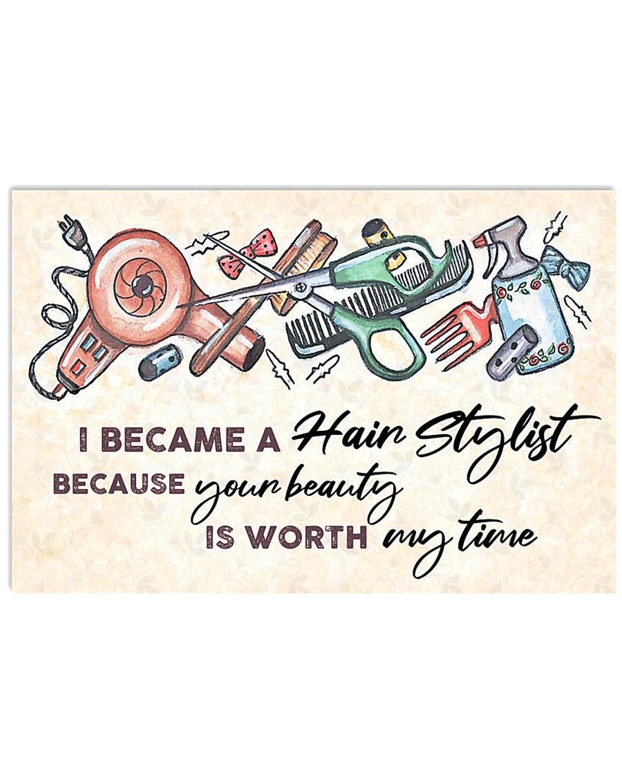 Hairdresser Beauty Set 17x11 Poster