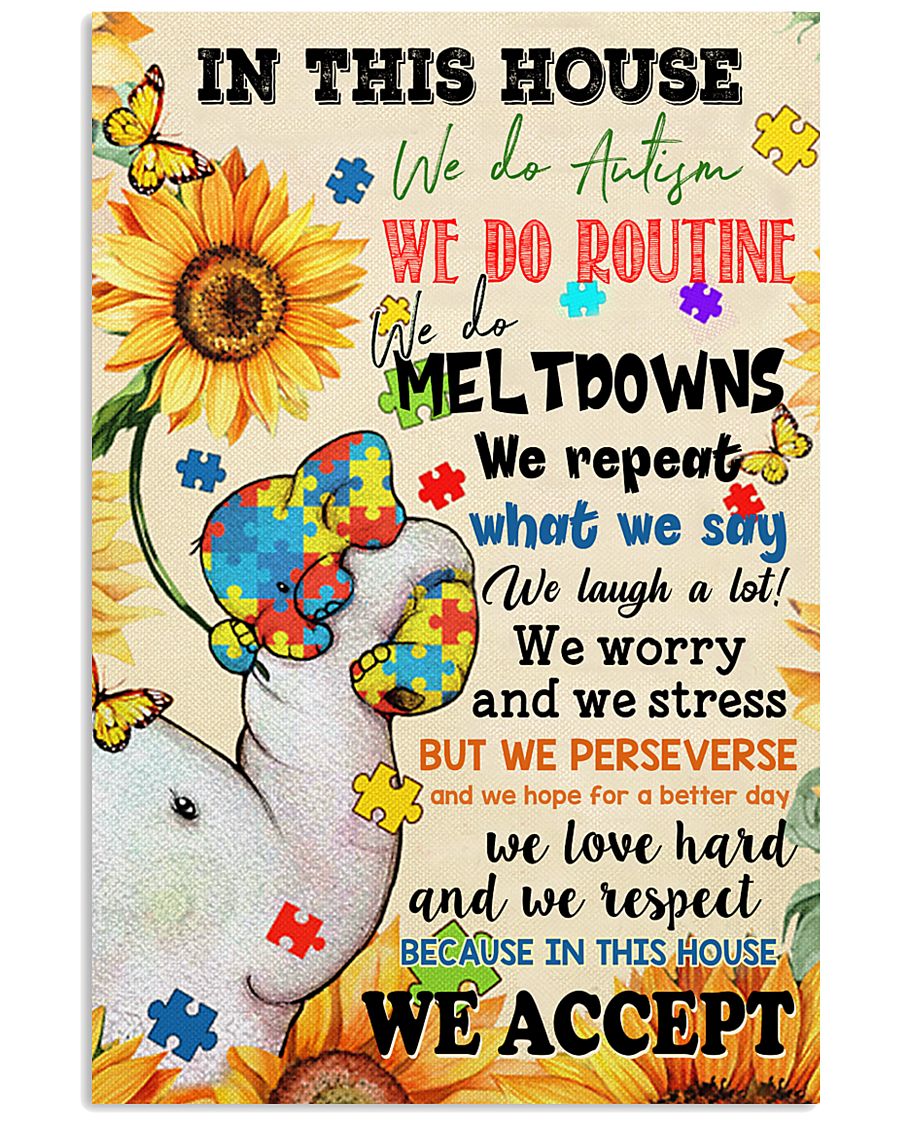 Autism awareness we do autism 11x17 Poster