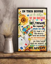 Autism awareness we do autism 11x17 Poster lifestyle-poster-3