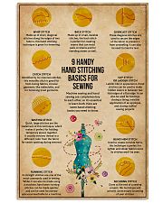 Sewing Handy Hand Stitch 11x17 Poster front