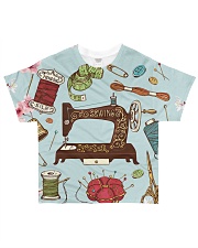 Sewing Floral Nature All-over T-Shirt front