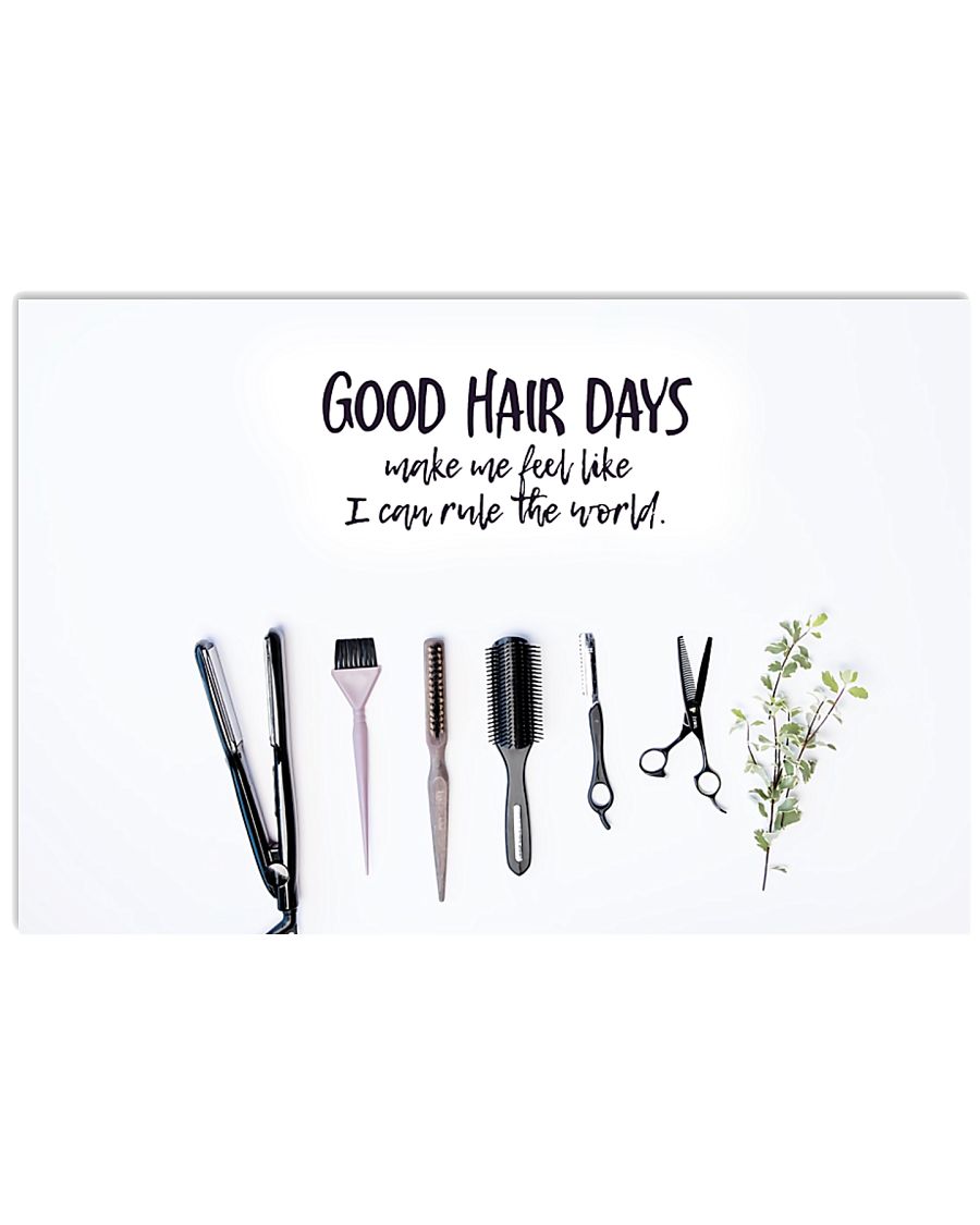 Hairdresser Good Hair Days 17x11 Poster
