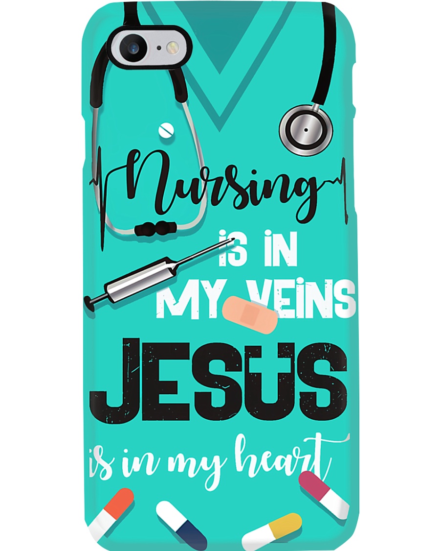 Nurse Nursing Is In My Veins Phone Case