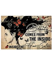 Hairdresser Beauty Comes From Inside 36x24 Poster front