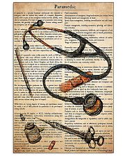 Paramedic Text 11x17 Poster front