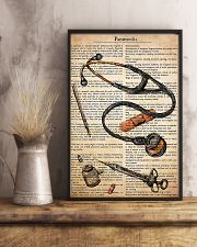 Paramedic Text 11x17 Poster lifestyle-poster-3