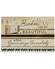 Pianist Broken can be beautiful 17x11 Poster front