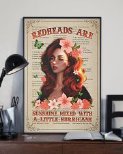 Redhead Is Sunshine Mixed With A Little Hurricane 11x17 Poster lifestyle-poster-2