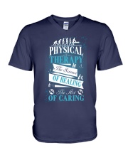Physical Therapy Science of Healing V-Neck T-Shirt thumbnail