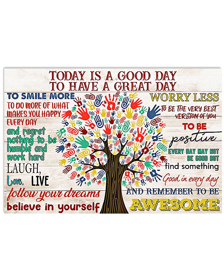 Social Worker Today Is A Good Day 17x11 Poster