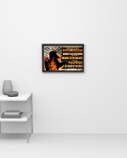 Firefighter make the fire inside 17x11 Poster poster-landscape-17x11-lifestyle-04