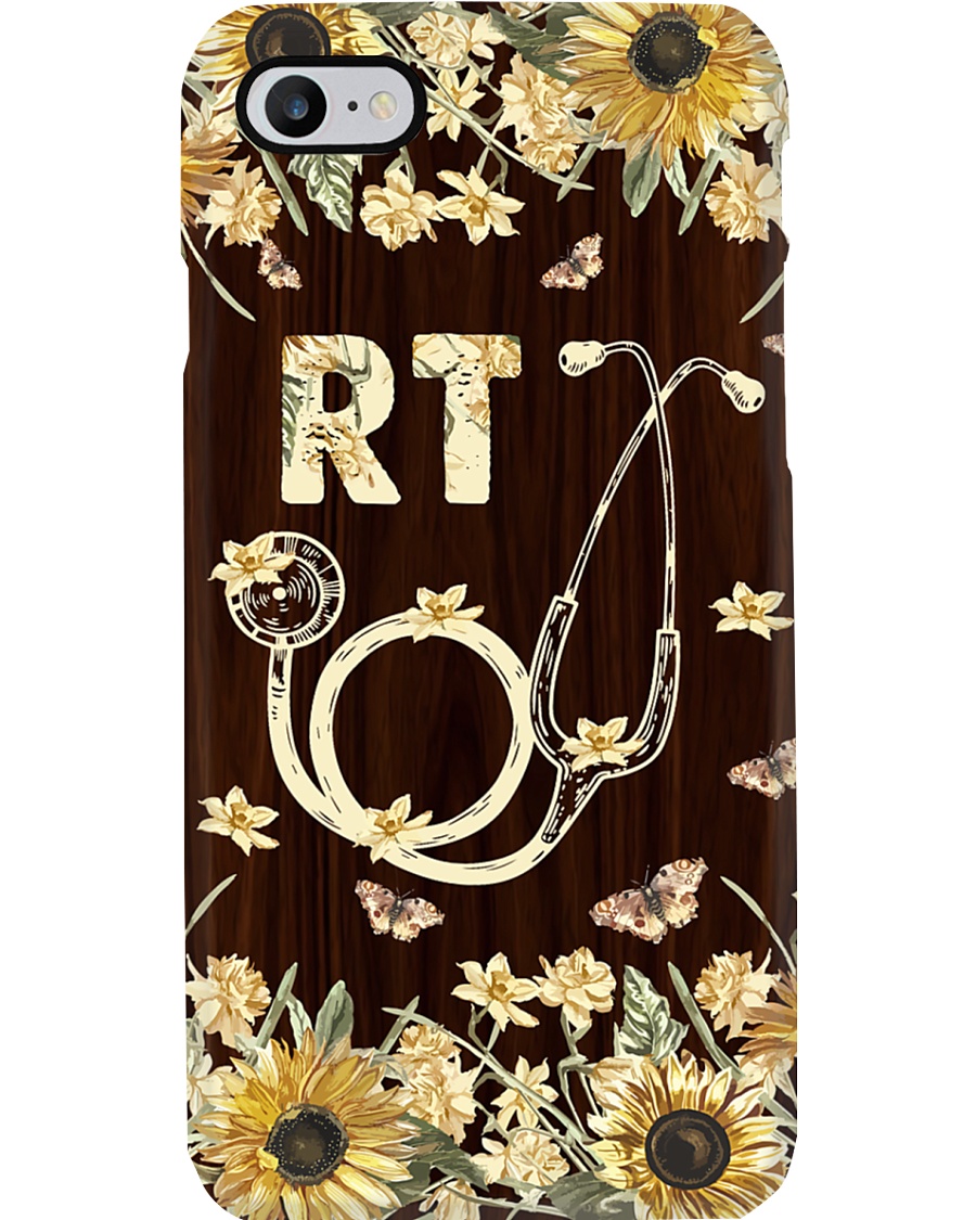 Respiratory Therapist Floral Stethoscope Phone Case