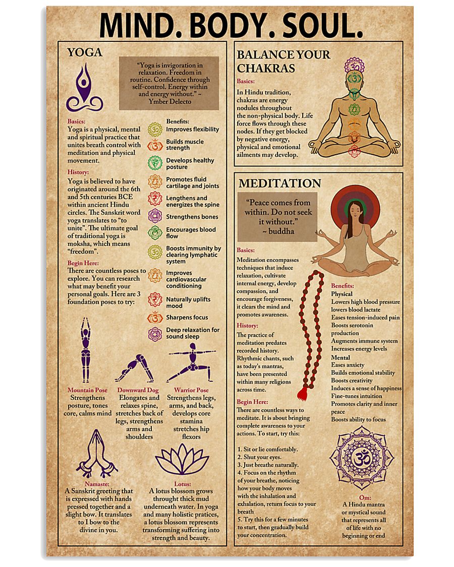 Yoga-unique poster 11x17 Poster