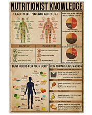 Nutritionist Knowledge 11x17 Poster front