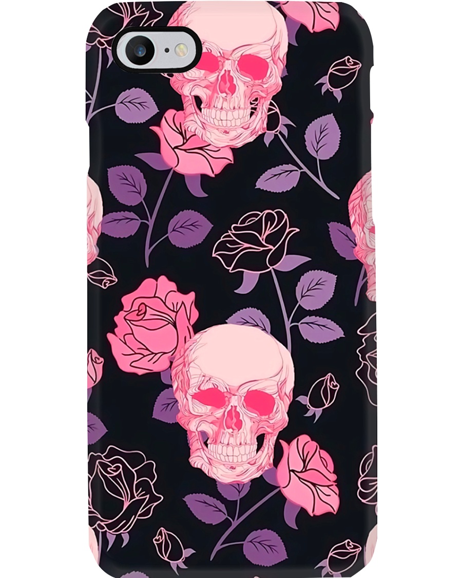 Rose Skull Radiology Phone Case