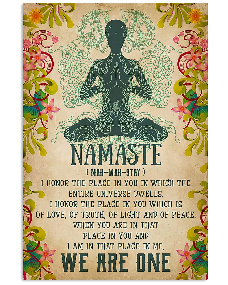 Yoga - We are one 11x17 Poster