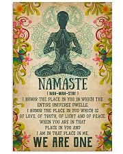 Yoga - We are one 11x17 Poster front